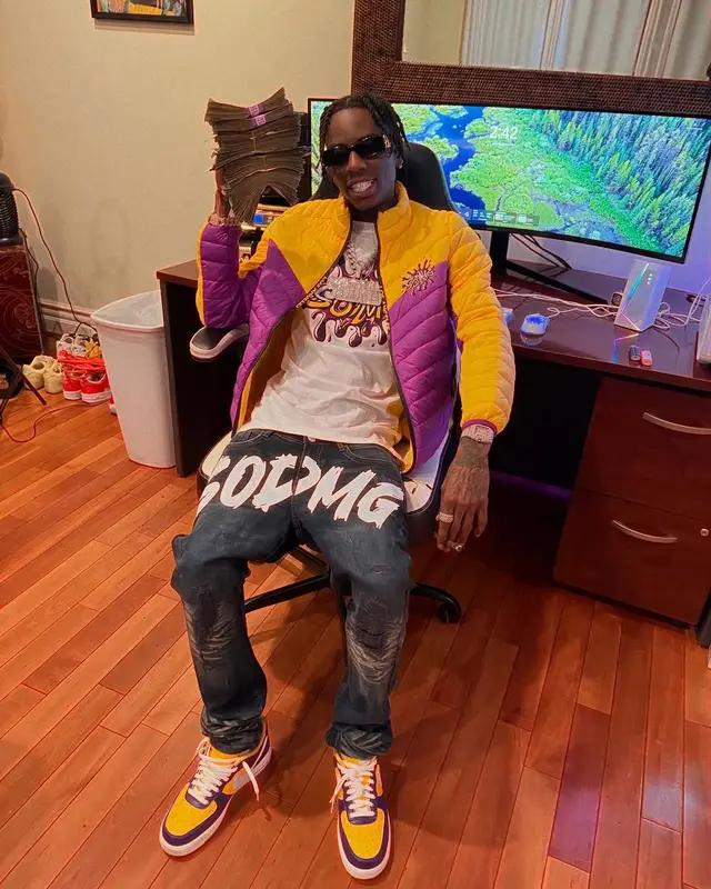 Soulja Boy outfit in Soulja Boy Merch, Cartier, and Balenciaga, 2025