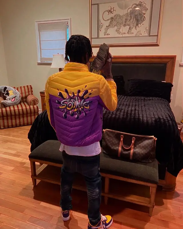 Soulja Boy outfit in Soulja Boy Merch, Cartier, and Balenciaga, 2025