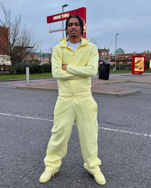 Nemzzz outfit in Nike and Nocta, 2025