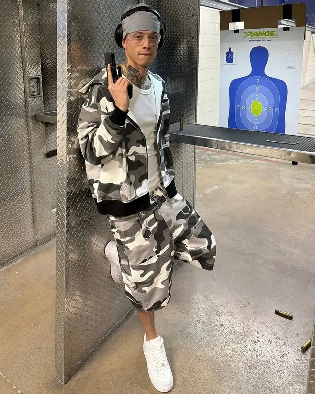 Central Cee outfit in Supreme, Nike, and Syna World, 2025