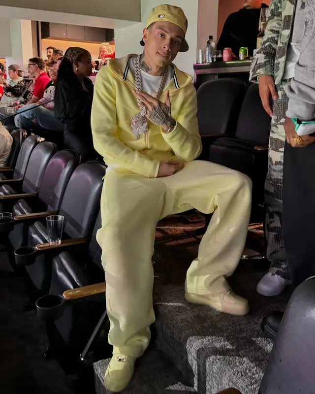 Central Cee outfit in Nike and Nocta, 2025