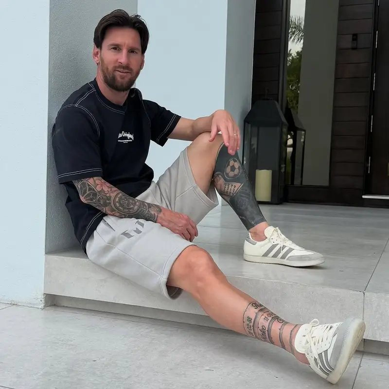 Lionel Messi outfit in Adidas, 2025