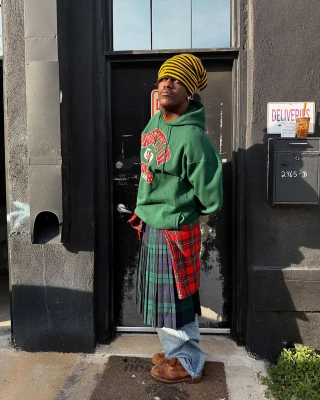 Lil Yachty outfit in Vintage, Patek Philippe, and Rolling Stones Merch, 2025