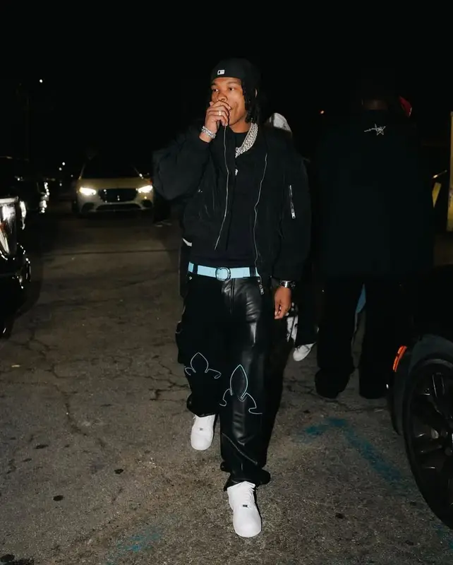 Lil Baby outfit in Enfants Riches Deprimes, Nike, and Chrome Hearts, 2025