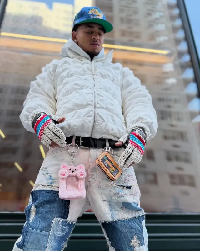 Ozuna outfit in Doublet, Rhude, and Mannahatta NYC, 2025