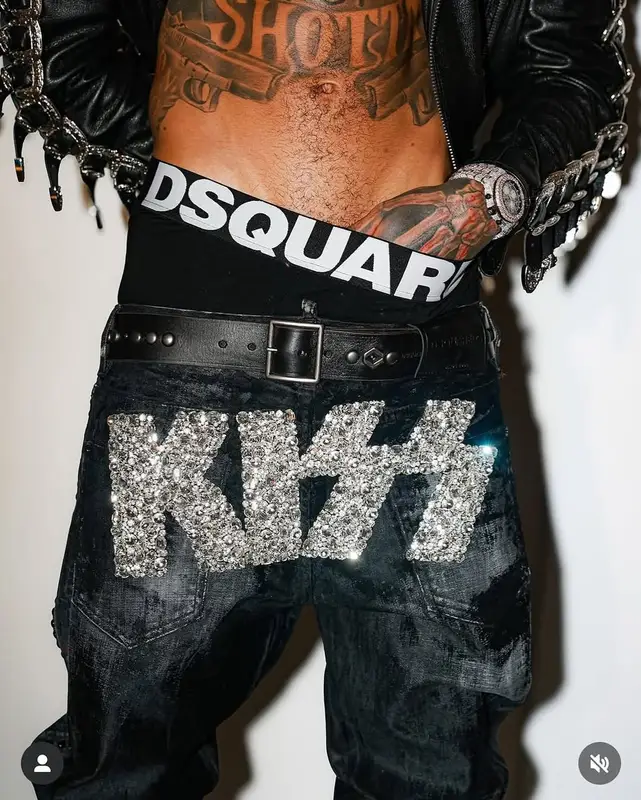 NLE Choppa outfit in Dsquared2, Louis Vuitton, and Timberland, 2025
