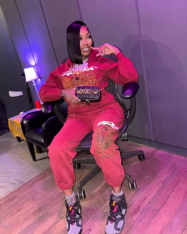 Asian Doll outfit in Spider Worldwide, Jordan, and Chanel, 2025