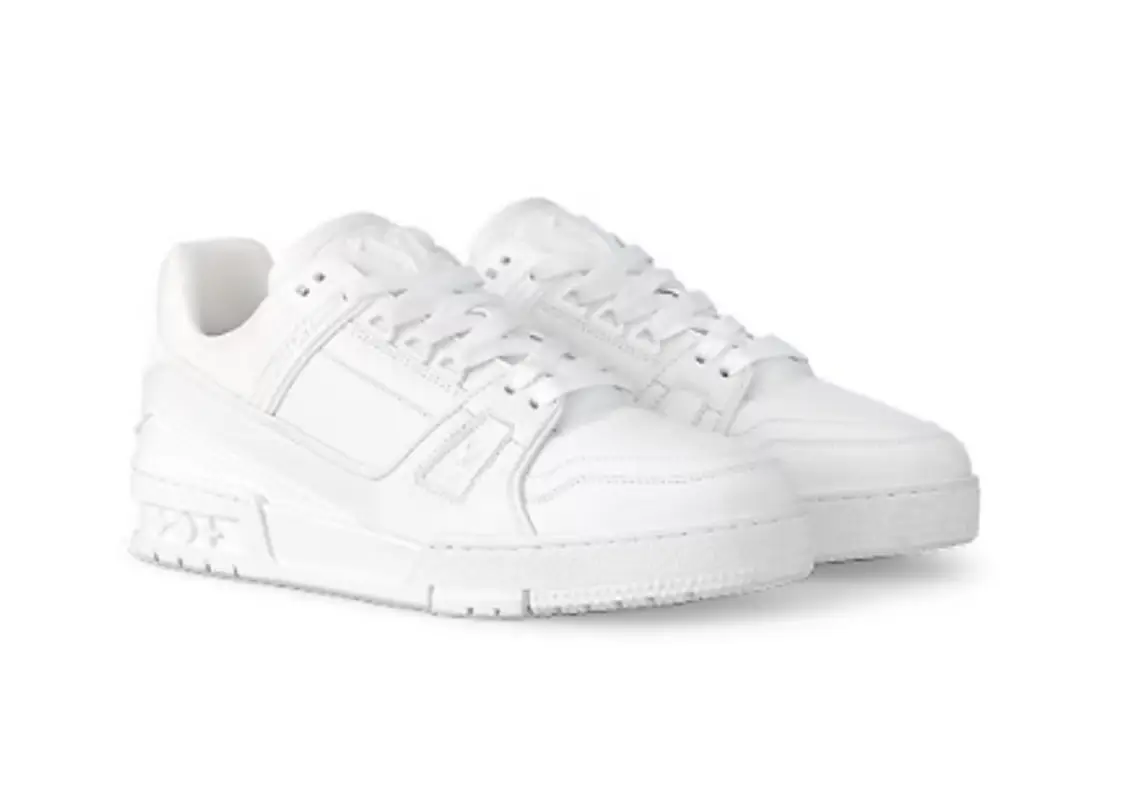 Louis Vuitton LV Trainer Sneakers In White $1290