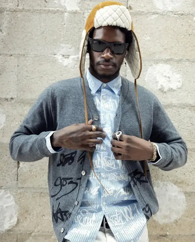 ASAP Nast outfit in Ray-Ban, Louis Vuitton, and Chanel, 2025