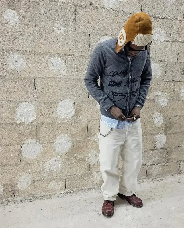 ASAP Nast outfit in Ray-Ban, Louis Vuitton, and Chanel, 2025