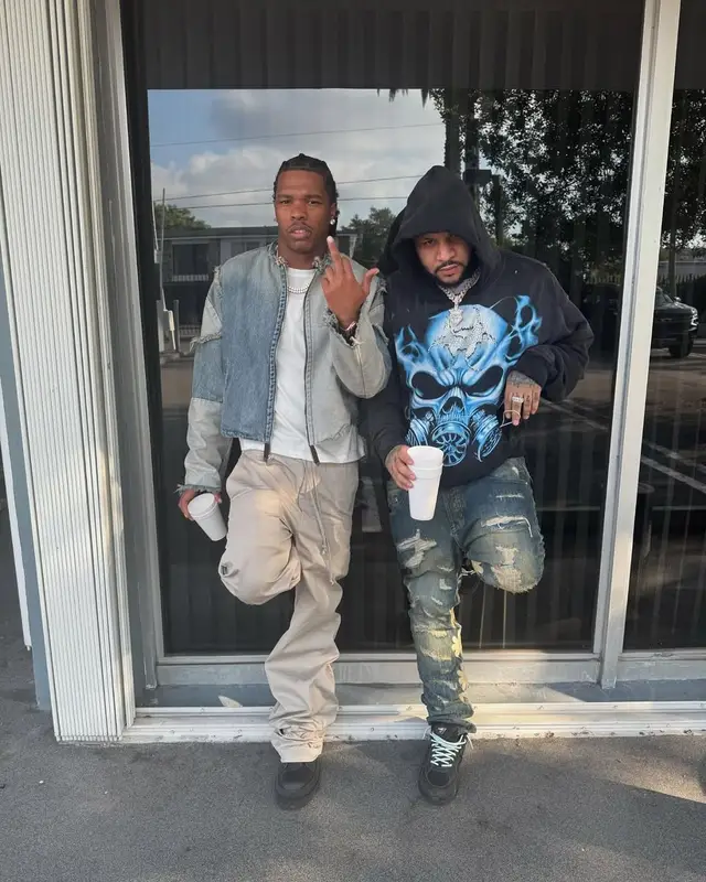 Lil Baby outfit in Secnd Slf and Rick Owens, 2025