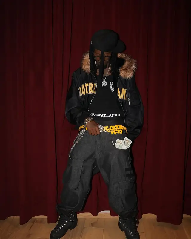 Playboi Carti outfit in Marking Distance, Chrome Hearts, and Playboi Carti Merch, 2025