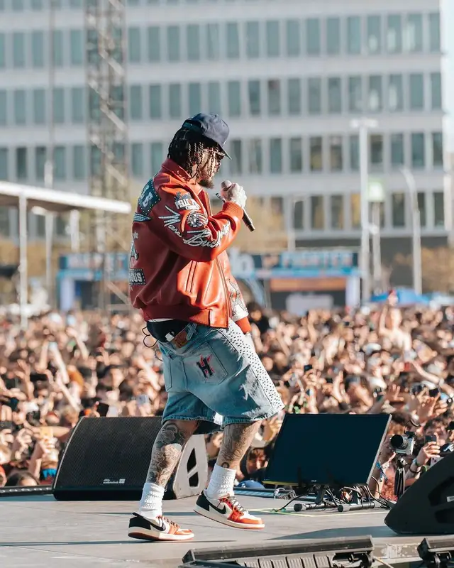 LiAngelo Ball outfit in Gucci, The Marathon Clothing, and Calvin Klein, 2025