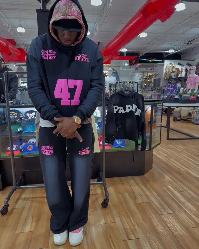 DJ Swamp Izzo outfit in Nike, Rolex, and Physical Culture , 2025