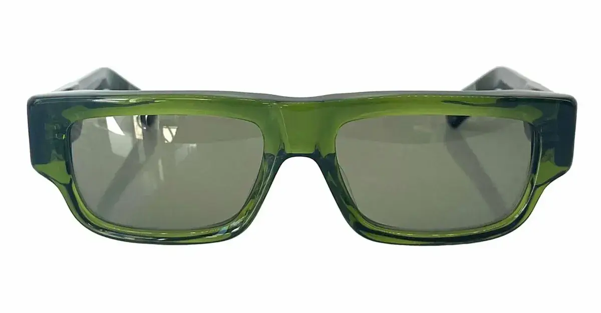 Chrome Hearts Girth Quake Sunglasses In Green $2700