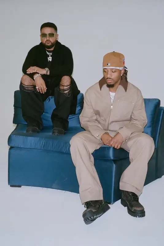 Metro Boomin outfit in Louis Vuitton, Balenciaga, and New Era, 2025