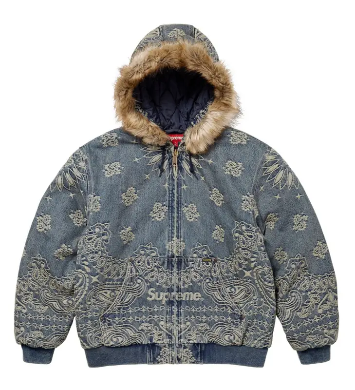 Supreme SS 25 Bandana Jacket exclusive