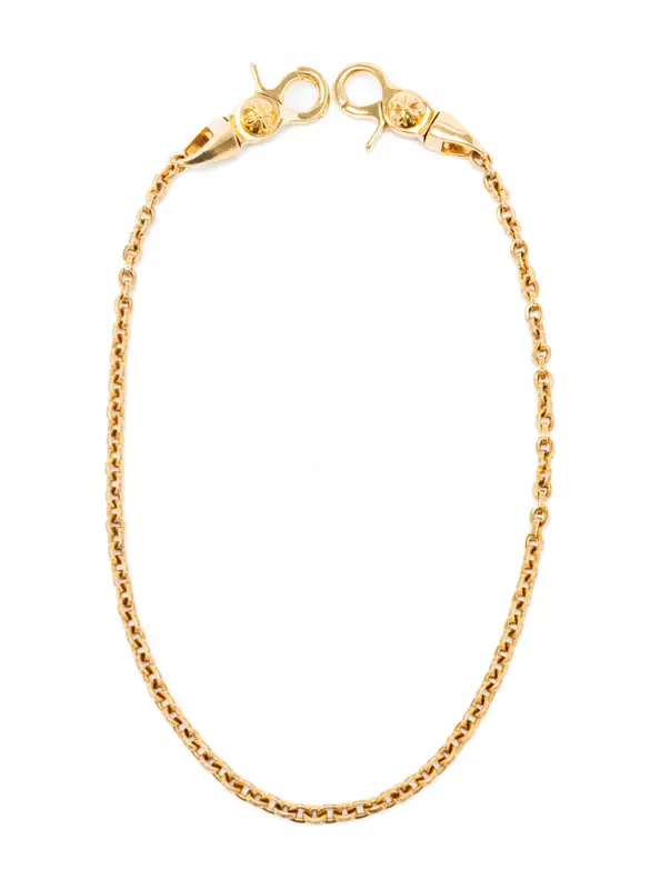 Chrome Hearts 22k Yellow Gold Wallet Chain $30000