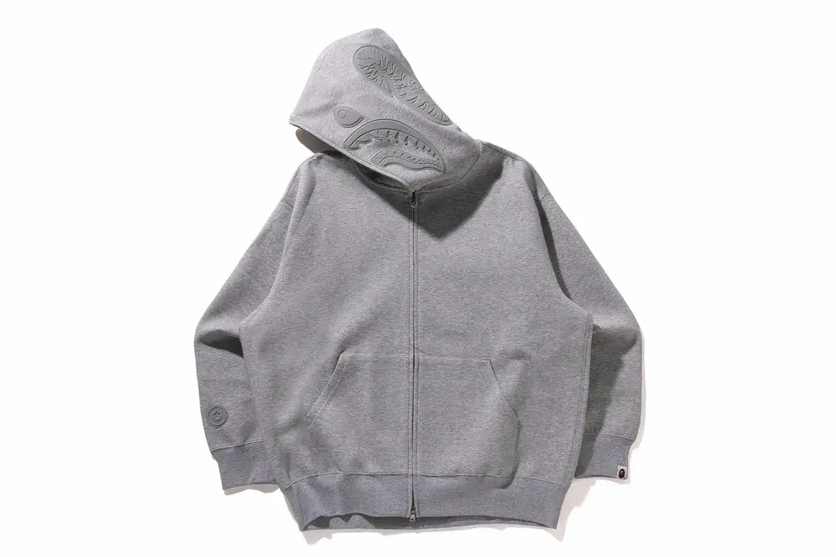 Bape Line Camo Interlock Relaxed Fit Shark Full Zip Hoodie $635
