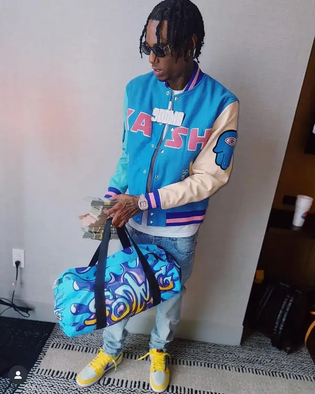 Soulja Boy outfit in Nike, Cartier, and Balenciaga, 2024