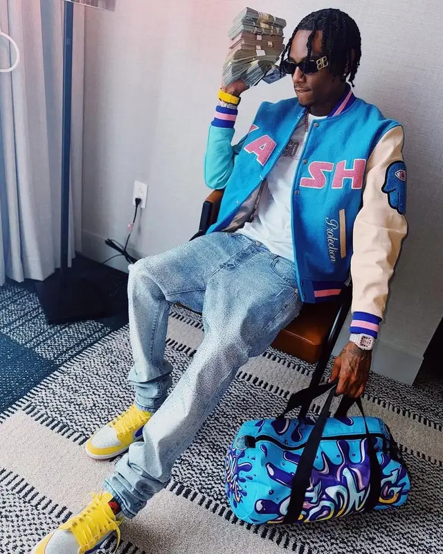 Soulja Boy outfit in Nike, Cartier, and Balenciaga, 2024