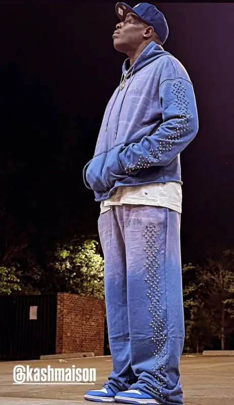 DJ Swamp Izzo outfit in Tommy Hilfiger, Kash Paris, and Nike, 2025