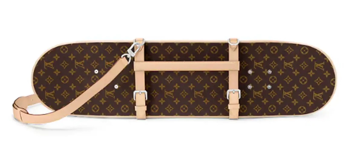 Louis Vuitton Skateboard and Strap $5150