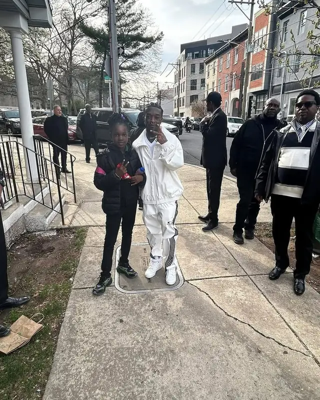 Lil Uzi Vert outfit in Balenciaga, Adidas, and Jeremy Scott, 2025