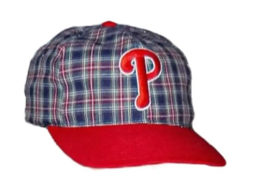 Vintage 90’s Philadelphia Phillies Plaid Cap $50