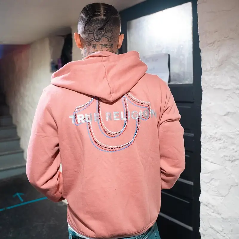 Lil Skies outfit in True Religion, Amiri, and Nike, 2025