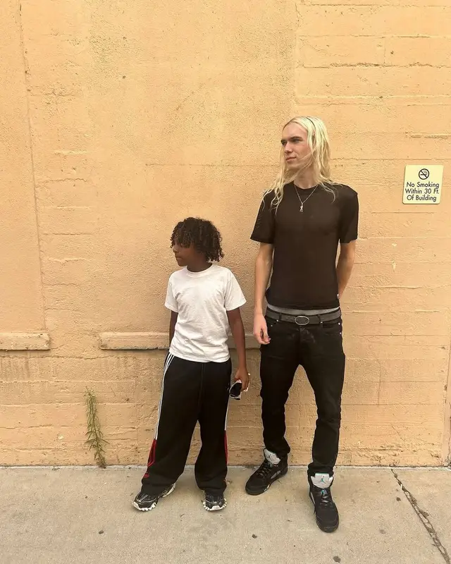 2hollis outfit in Rick Owens and Jordan, 2025