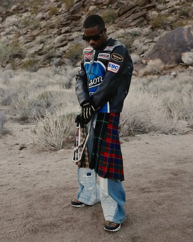 Roddy Ricch outfit in Cease±Desist, Bottega Veneta, and Market, 2025