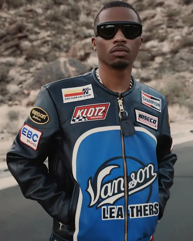 Roddy Ricch outfit in Cease±Desist, Bottega Veneta, and Market, 2025