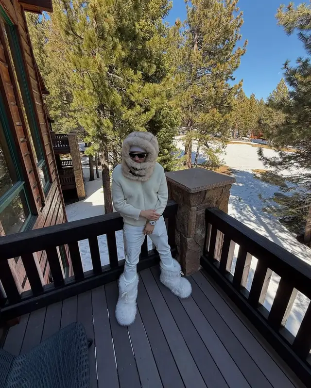 Jesus Ortiz Paz outfit in Balenciaga, Celine, and KidSuper, 2025