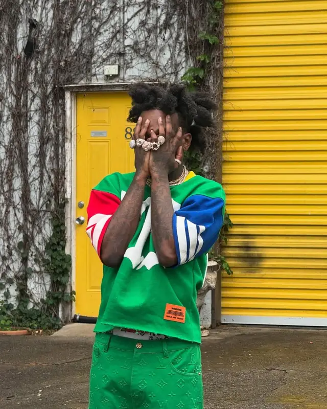 Sauce Walka outfit in Louis Vuitton, Supreme, and Hanes, 2025