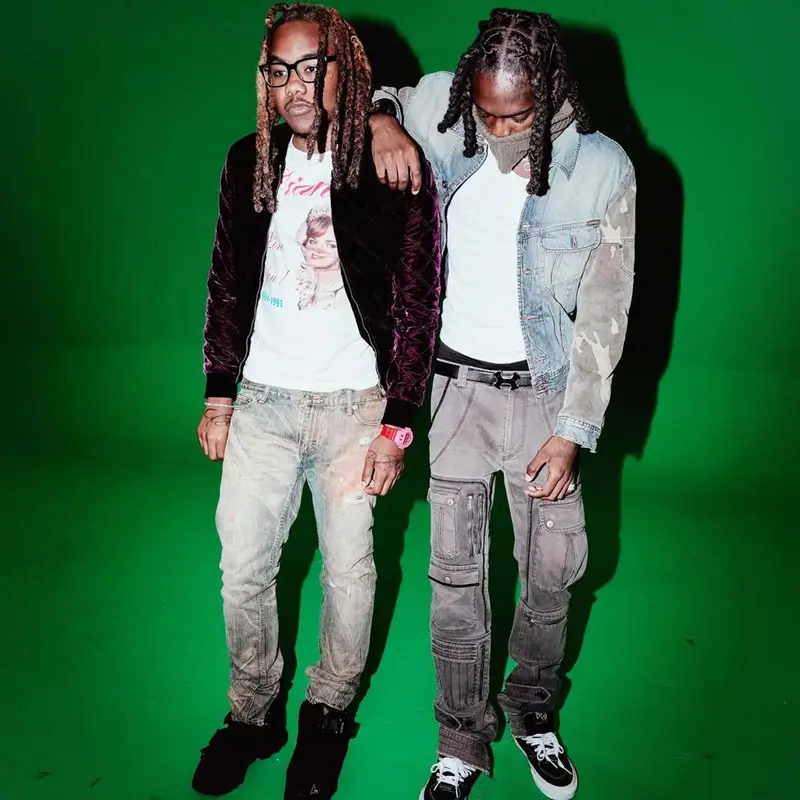 Yung Bans outfit in Dolce & Gabbana, Undercover, and Hermes, 2025
