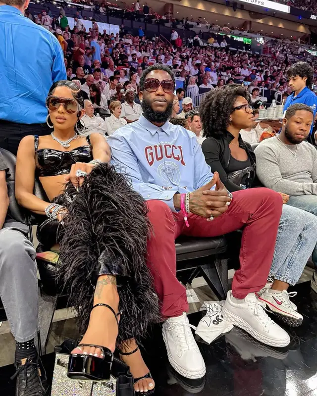 Gucci Mane outfit in Gucci, Jimmy Choo, and Tom Ford, 2025