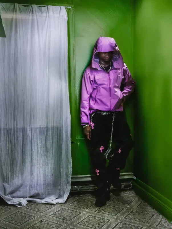 Tylil James outfit in Arc'teryx, Chrome Hearts, and Courreges, 2025