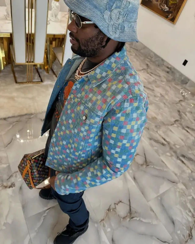 Peezy outfit in Louis Vuitton, Rolex, and Gallery Dept., 2025