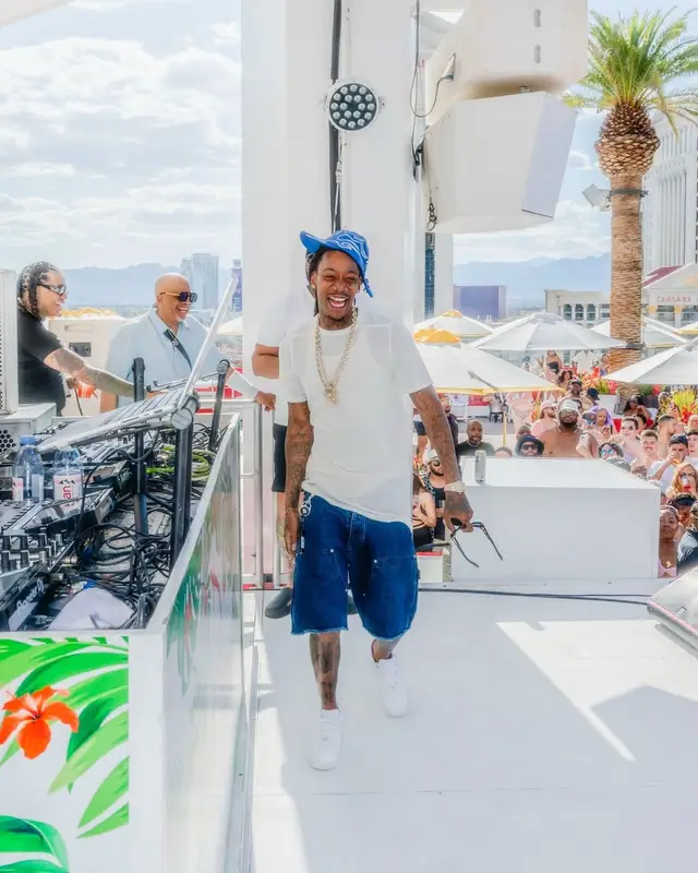 Wiz Khalifa outfit in Rick Owens, Nike, and Chrome Hearts, 2025