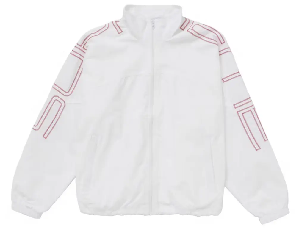 Supreme Spellout Embroidered TrackJacket supreme spellout