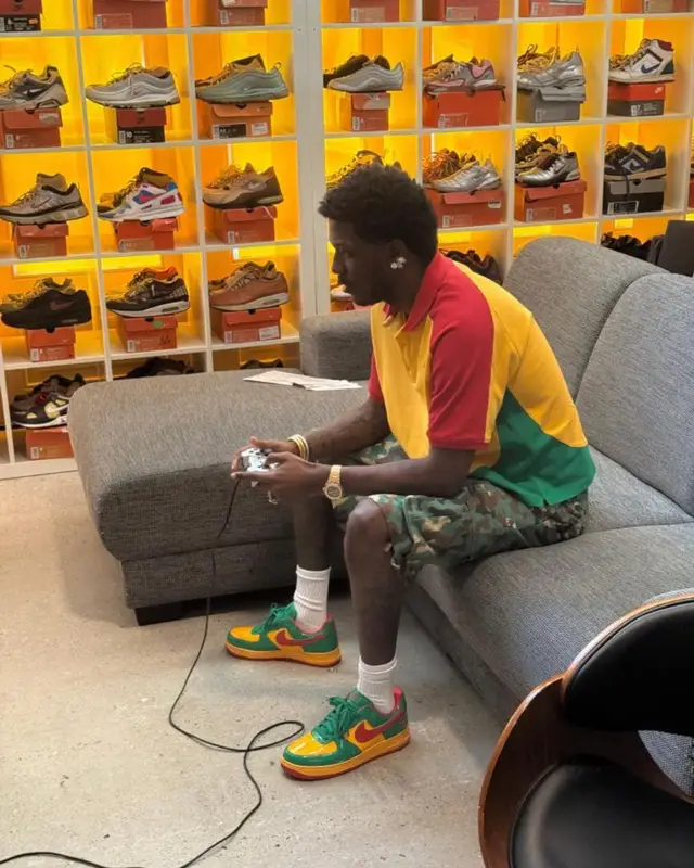 Lil Yachty outfit in Lil Yachty Merch, Nike, and Patek Philippe, 2025