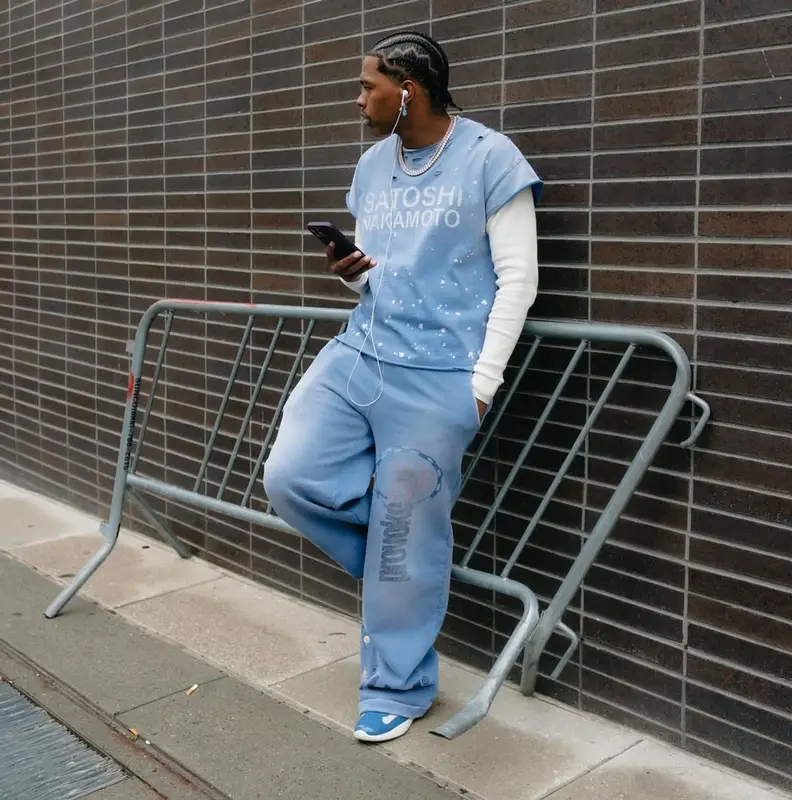 Lil Baby outfit in Satoshi Nakamoto, 2025