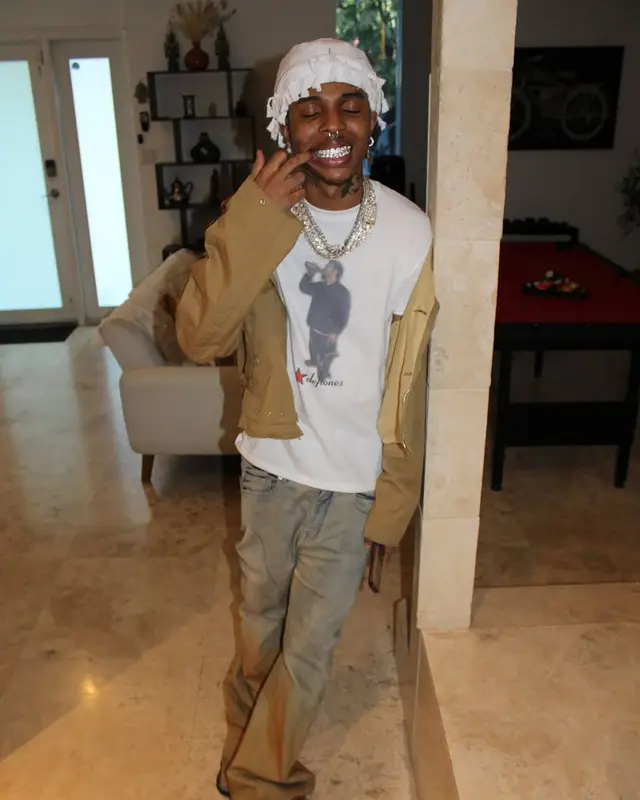 SoFaygo outfit in Human Made, Rick Owens, and Cartier, 2025