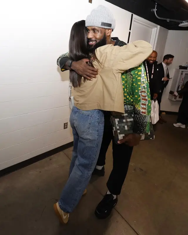 LeBron James outfit in Nike, Louis Vuitton, and Cactus Plant Flea Market, 2025
