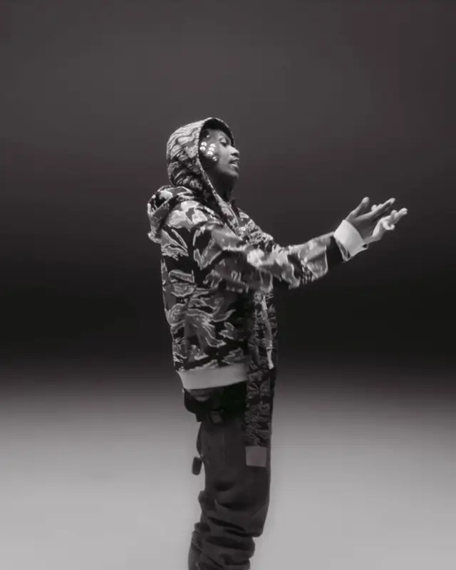 Lil Yachty outfit in Denim Tears, Rick Owens, and Vintage, 2025