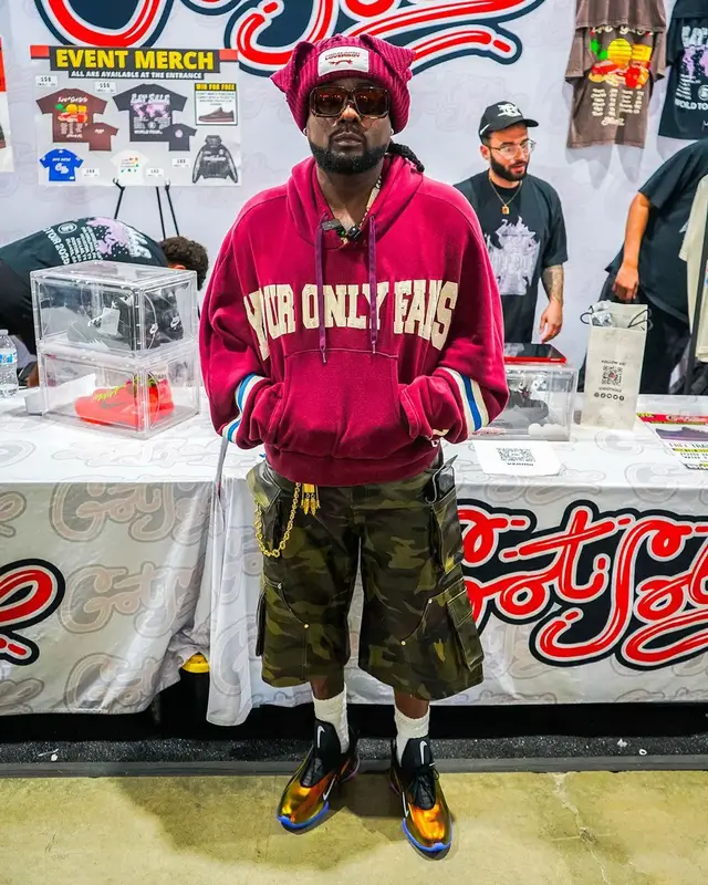 Wale outfit in Loewe, Loverboy by Charles Jeffrey, and Doublet, 2025