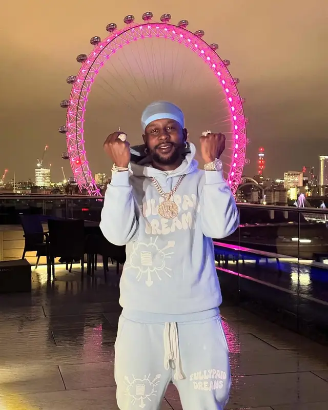 Popcaan outfit in Fullypaid and Timberland, 2025