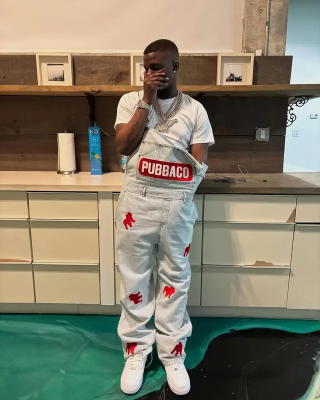 Lil Double 0 outfit in Hanes, Pubbaco, and Nike, 2025