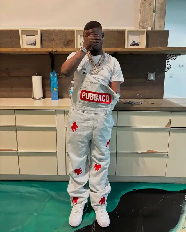 Lil Double 0 outfit in Hanes, Pubbaco, and Nike, 2025